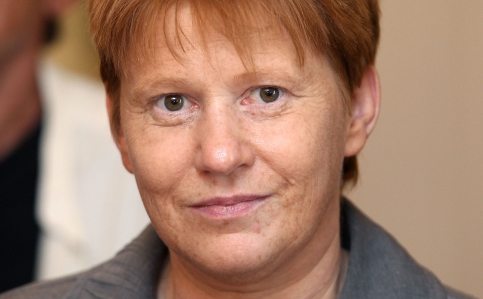 Vicepreºedinta parlamentului german ºi deputat al partidului Die Linke (Stânga), Petra Pau. (Boris Streubel / Bongarts / Getty Images)