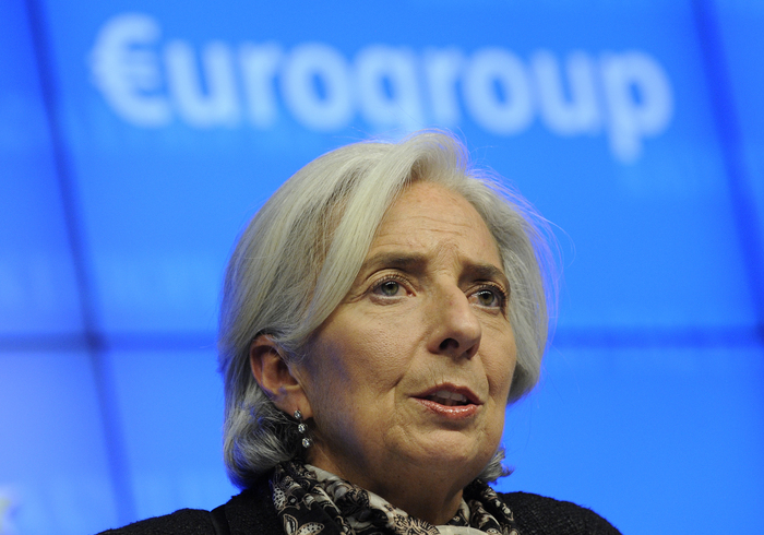 Directorul FMI, Christine Lagarde. (JOHN THYS / AFP / Getty Images)