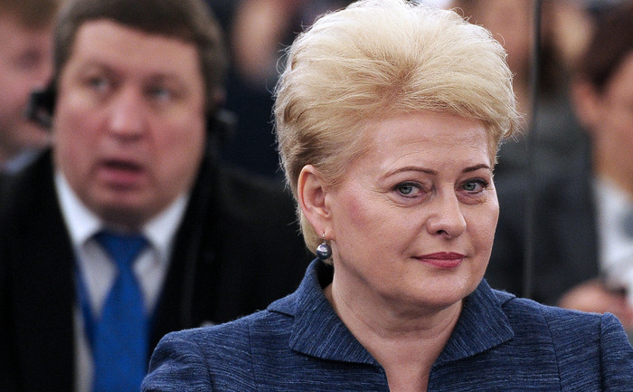 Preşedintele Lituaniei, Dalia Grybauskaite. (FREDERICK FLORIN / AFP / Getty Images)