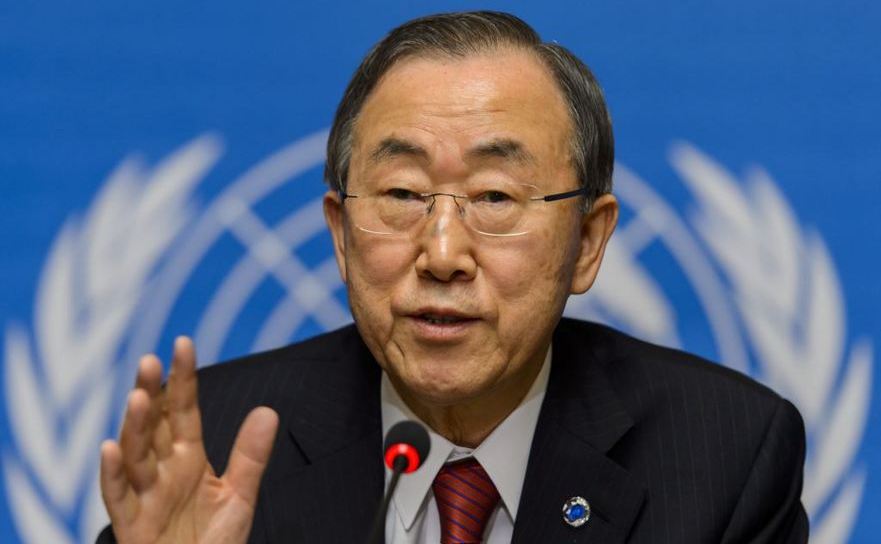 Tổng thư ký Liên Hợp Quốc Ban Ki-moon. (Ảnh chụp màn hình)